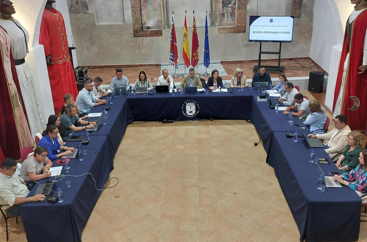 Sesión plenaria celebra en Caravaca