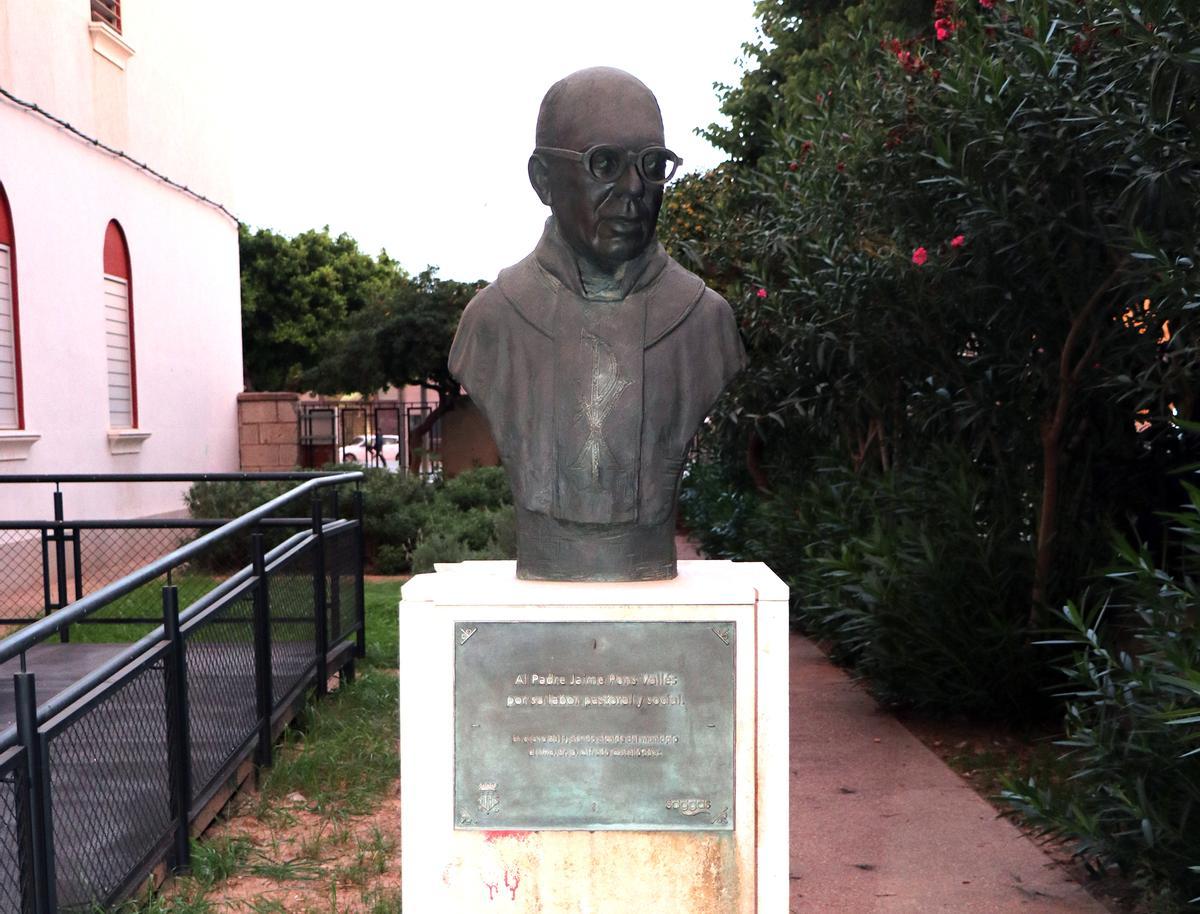 Figura Padre Jaime del Port de Sagunt.