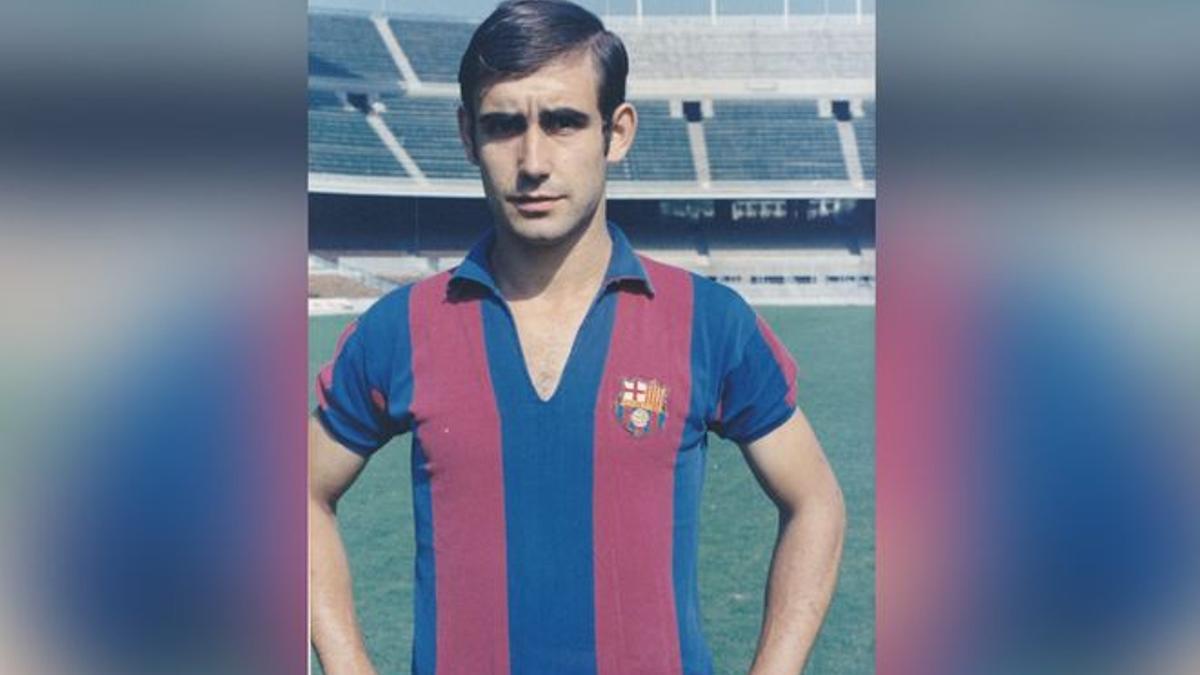 Una imagen de Josep Franch durante su etapa en el FC Barcelona