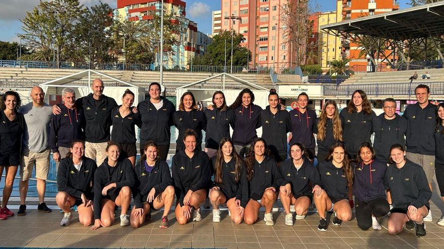 La selección femenina de Waterpolo, de regreso en Tenerife