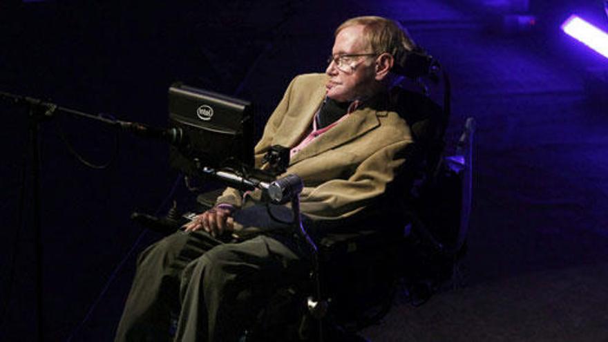 Stephen Hawkings en el festival Starmus.