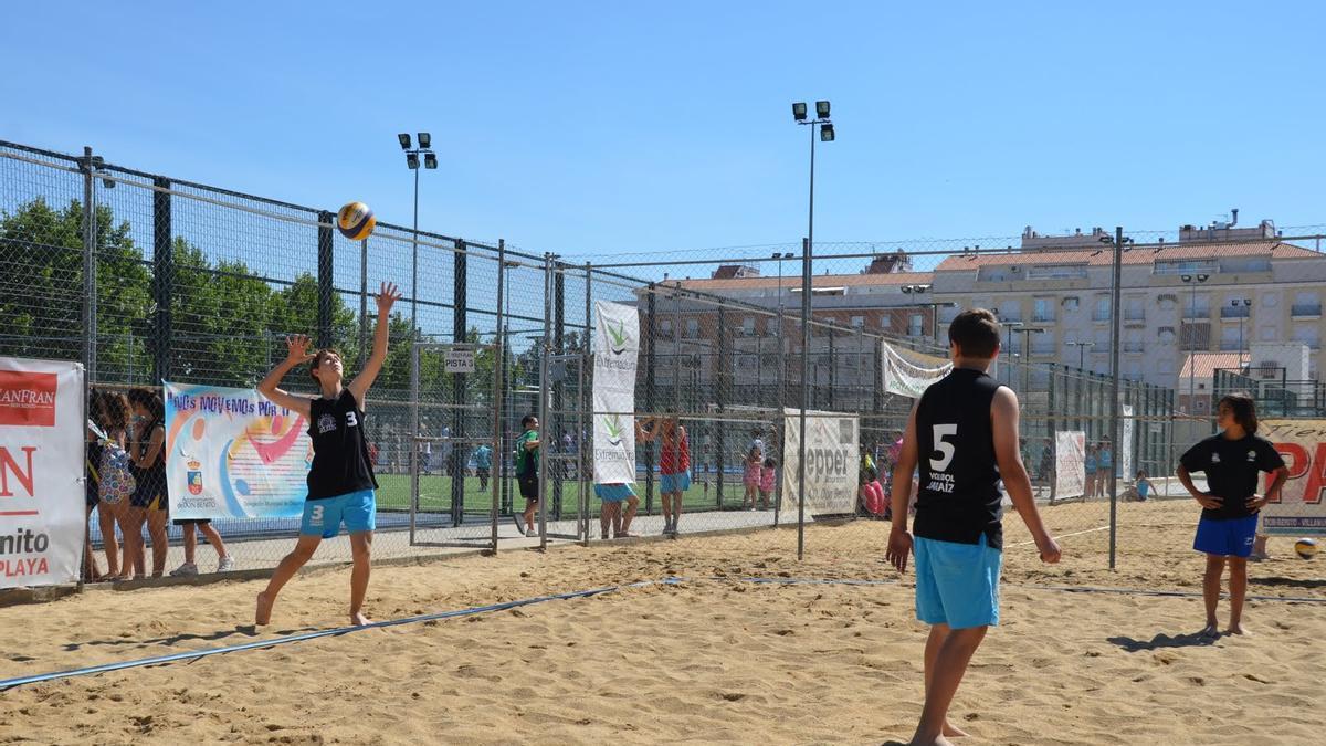Jugadores en una competición en la provincia de Cáceres. Imagen de archivo.