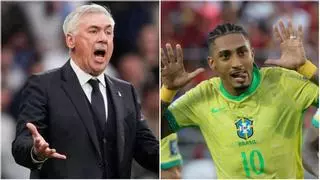 Raphinha y Carlo Ancelotti, una relación que nace desde la complicidad