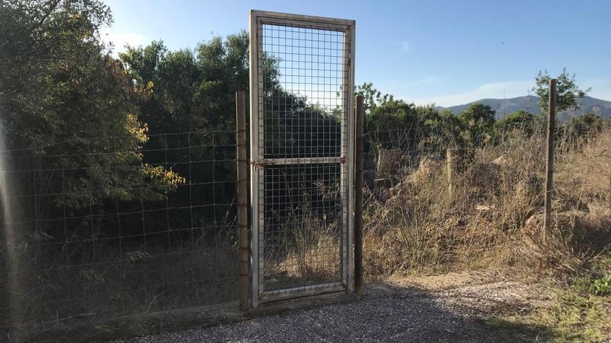 Camino público de sa Canova en Capdepera, todavía cerrado.