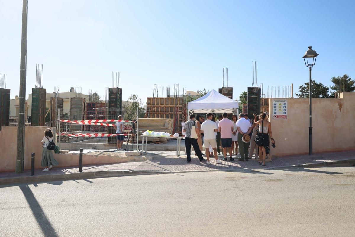 Galería: visita a las obras de la nueva escoleta de Sant Rafel