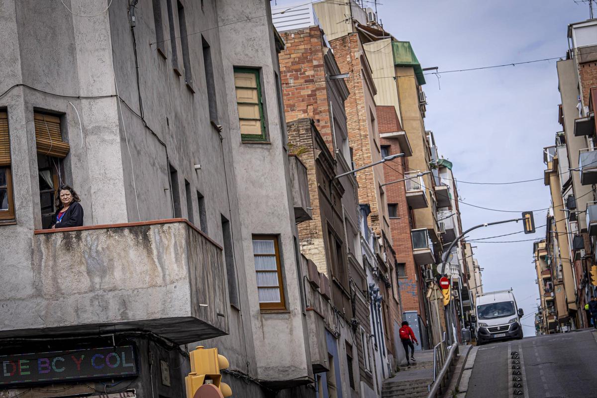 Edificios deteriorados en La Torrassa, L'Hospitalet.