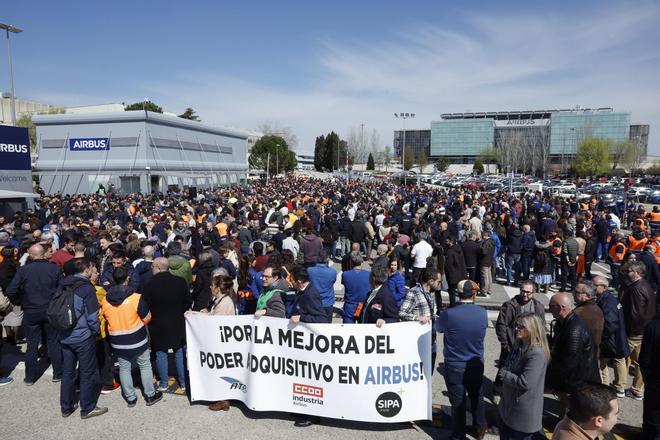 La plantilla de Airbus da luz verde a la huelga indefinida en las primeras votaciones