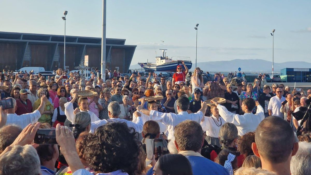 El baile con el que Cantodorxo recibe a la Virgen.