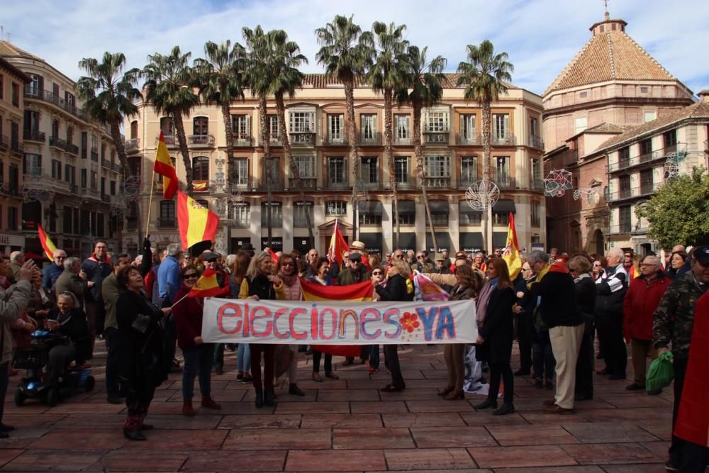 Concentración en Málaga por la unidad de España