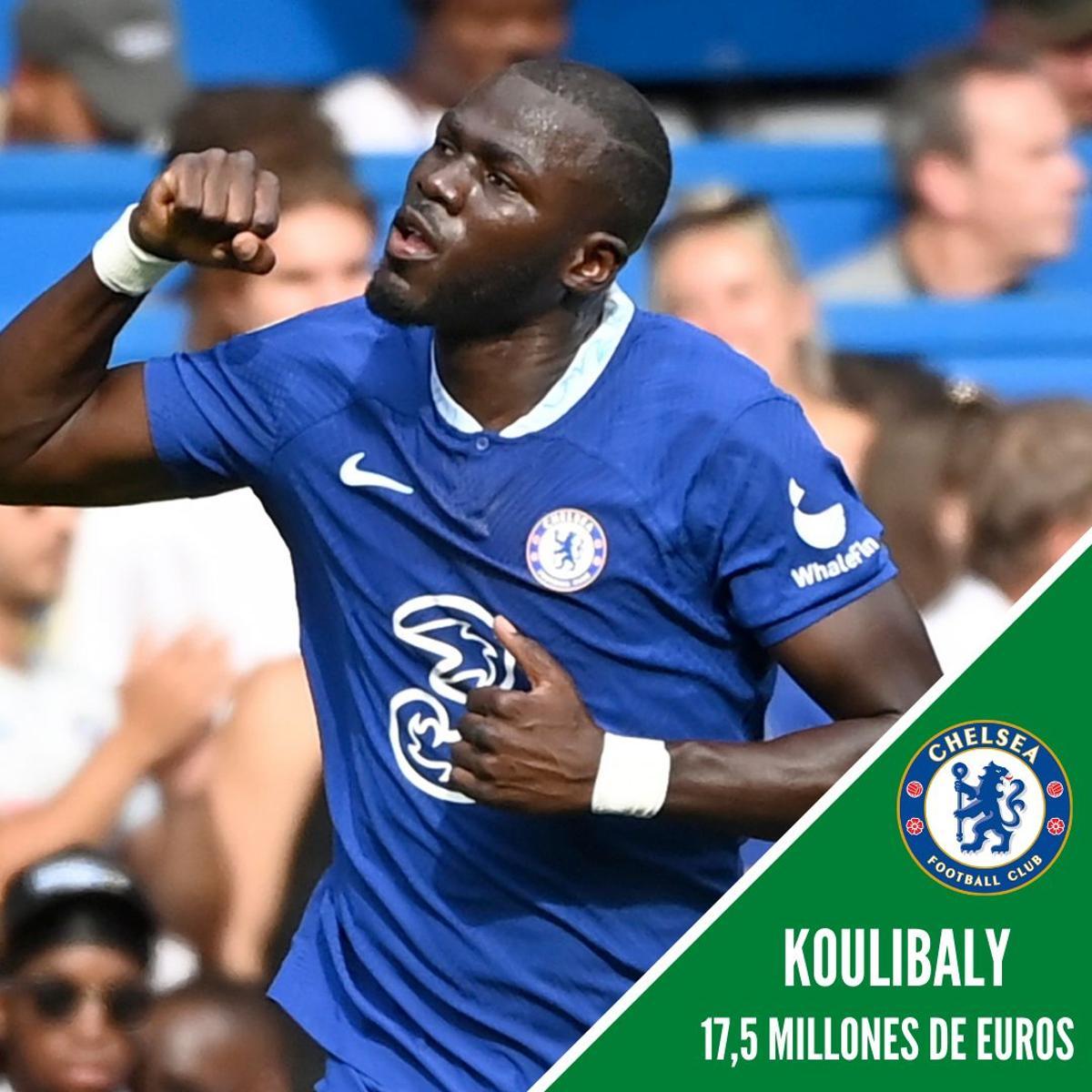 11. Kalidou Koulibaly (17,4 Millones de euros)