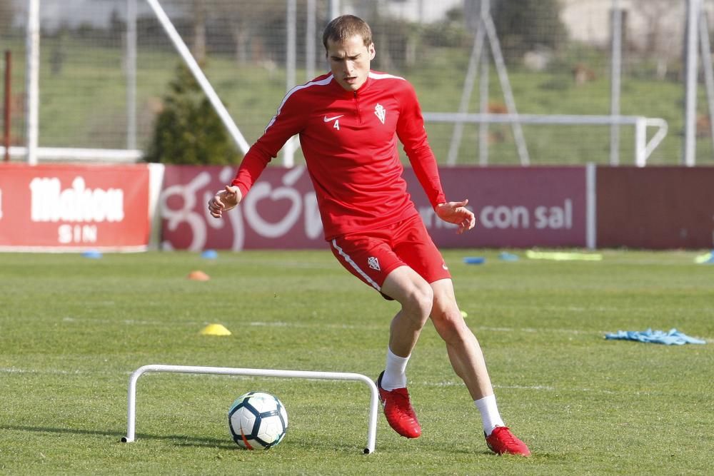 Entrenamiento del Sporting