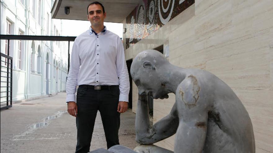 Juanjo García, territory manager de Google for work, ayer, en las jornadas celebradas en la ULPGC.