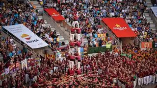 Los Castellers de Lleida ganan la segunda jornada del Concurso de Castells de Tarragona