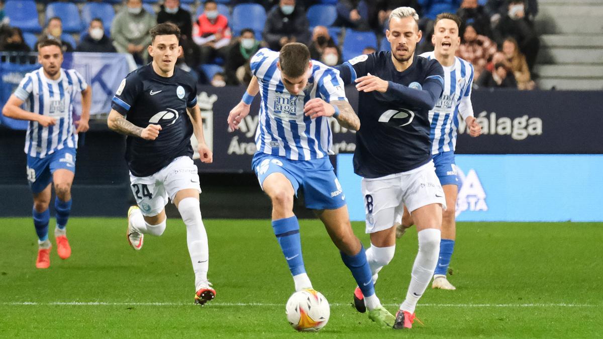 Las imágenes del Málaga CF - UD Ibiza.