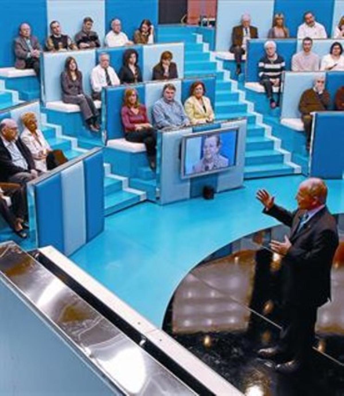 José Montilla, durant la seva intervenció al programa, el 2007.