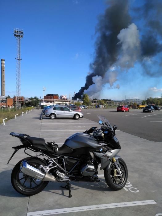 Incendio en la fábrica de coque de Avilés