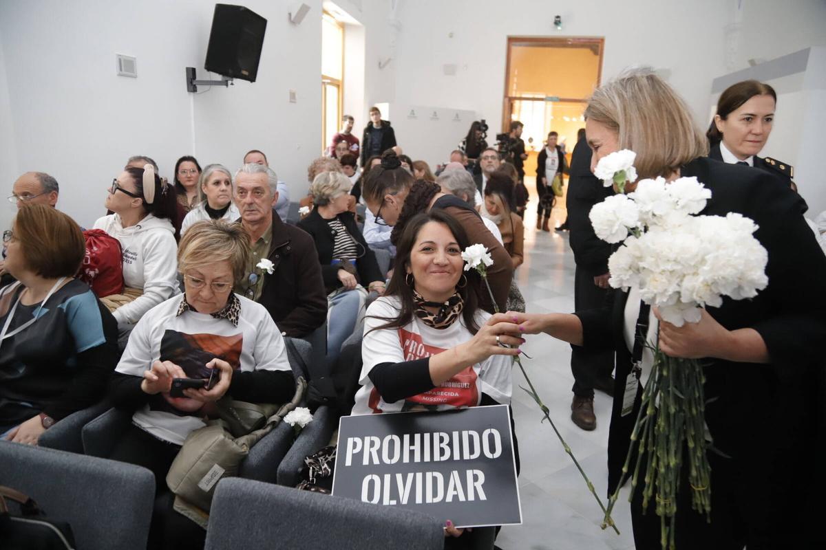Asistentes al encuentro nacional de personas desaparecidas, celebrado hace días en Córdoba.