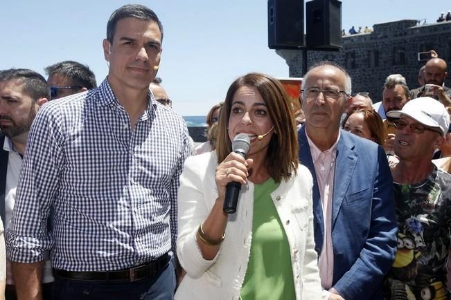 PEDRO SÁNCHEZ EN PUERTO DE LA CRUZ