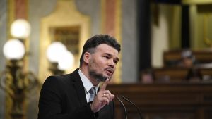 El portavoz del grupo parlamentario Republicano en el congreso, Gabriel Rufián, a 13 de noviembre de 2024, en Madrid (España).