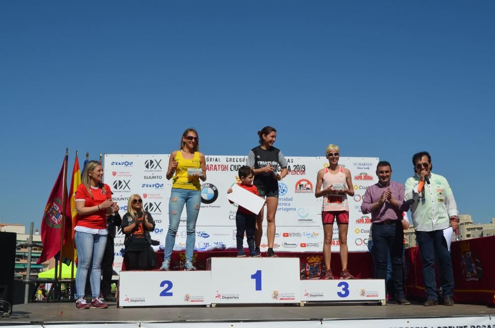 Ganadores de la Media Maratón de Cartagena