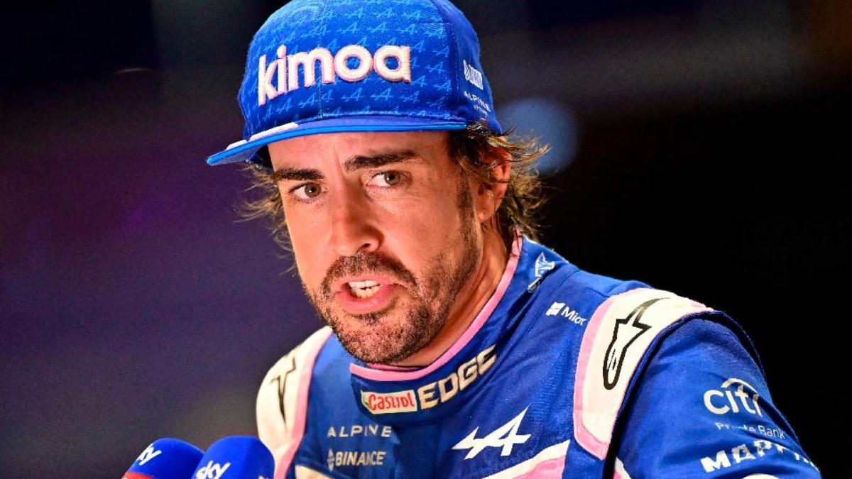 Fernando Alonso tras la 'qualy' en Jeddah