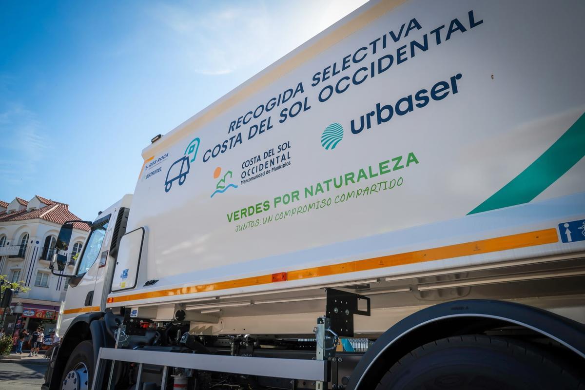 Los nuevos camiones presentados por la Mancomunidad incorporan las ultimas tecnologías.
