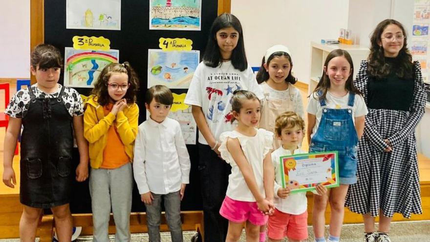 Entrega de premios del concurso de dibujo de la AMPA del Colegio Marcos del Torniello