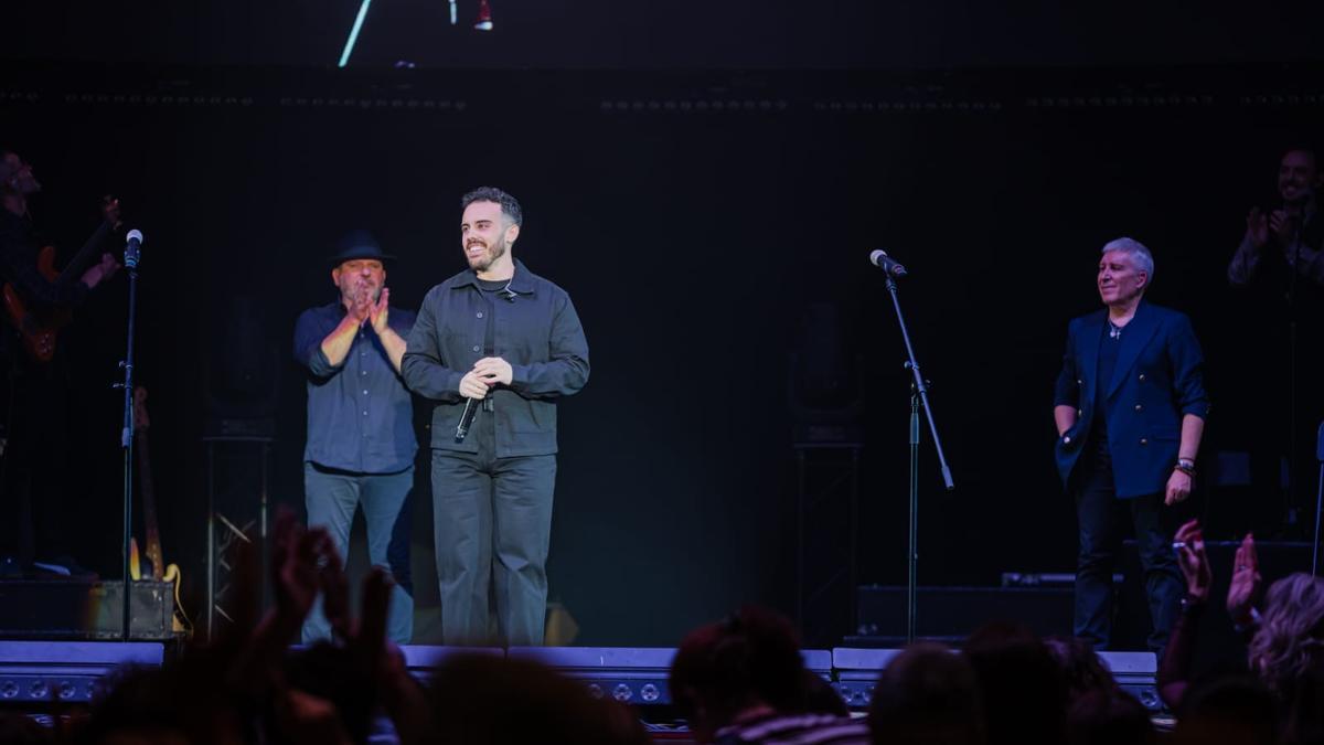 Juan Blas en el Palacio Vistalegre junto a Pecos