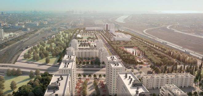 Así será el barrio junto al nuevo centro comercial de València