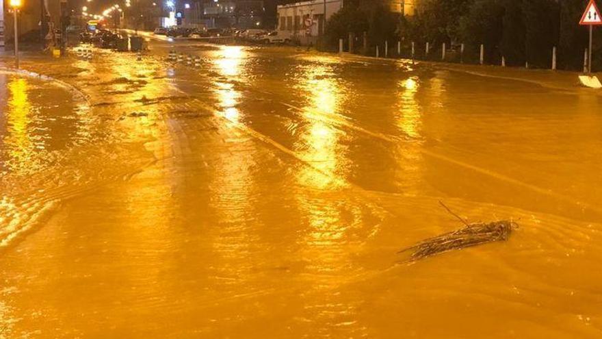 Castelló y el Grau registran hasta 175 l/m2 a causa de las lluvias torrenciales