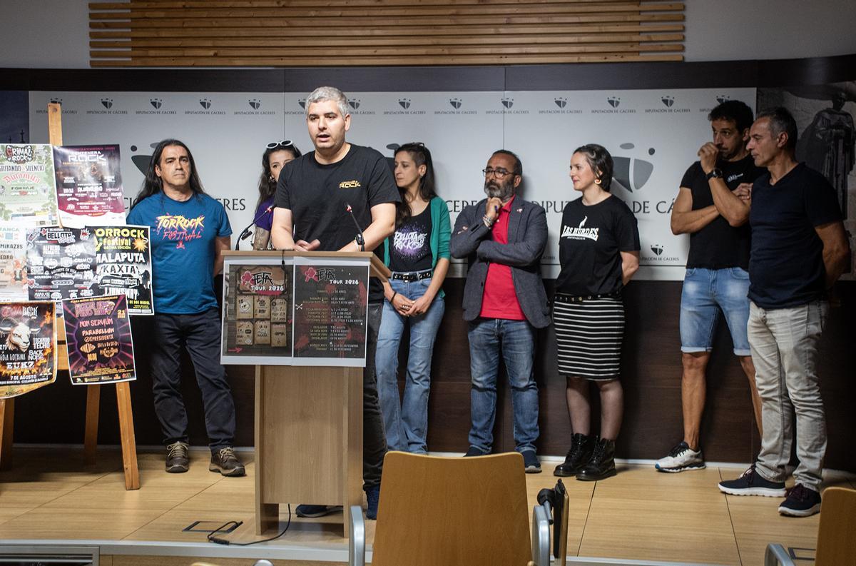 Marcos Andújar, organizador de Centenera Rock.