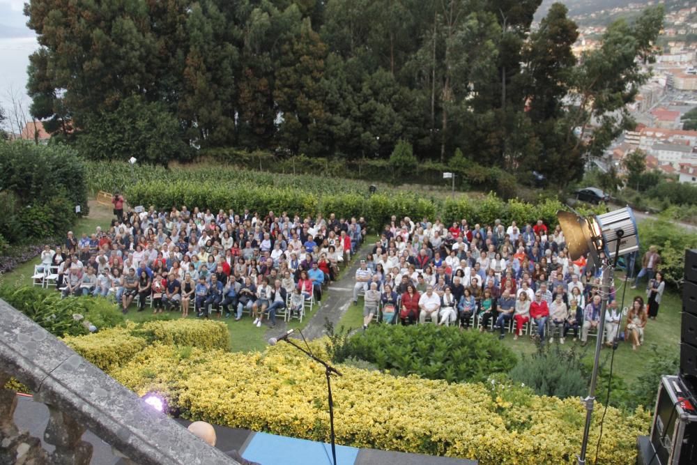 El hechizo de Carlos Núñez en el pazo de Santa Cruz