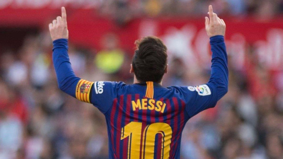 Messi logró un 'hat trick' que dio el triunfo al Barça en Sevilla