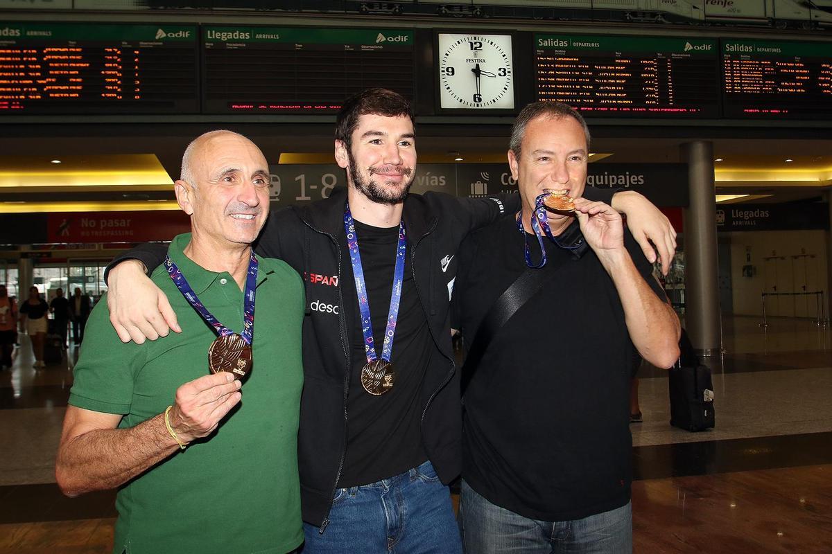 Enri Salinas, Darío Brizuela y Javi Salvo.