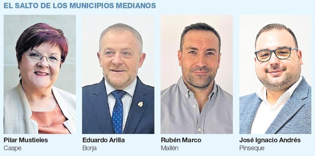 Caspe, Borja, Mallén y Pinseque compartirán sus experiencias en la tercera mesa.