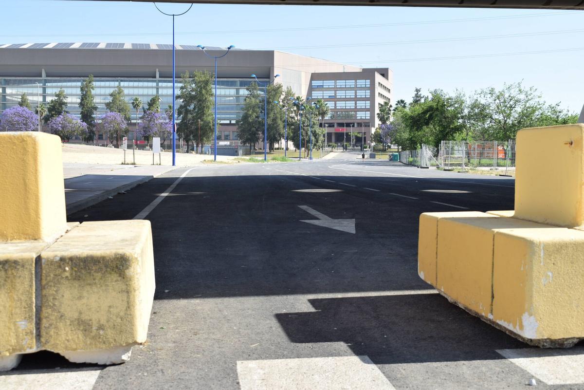 Acceso sur del Estadio La Cartuja de Sevilla