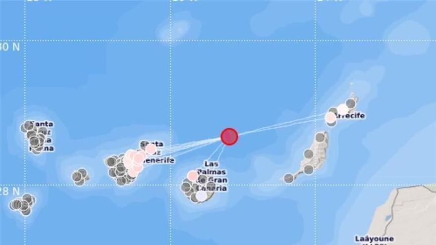 Un terremoto de magnitud 4,8 se siente en distintos municipios de Gran Canaria