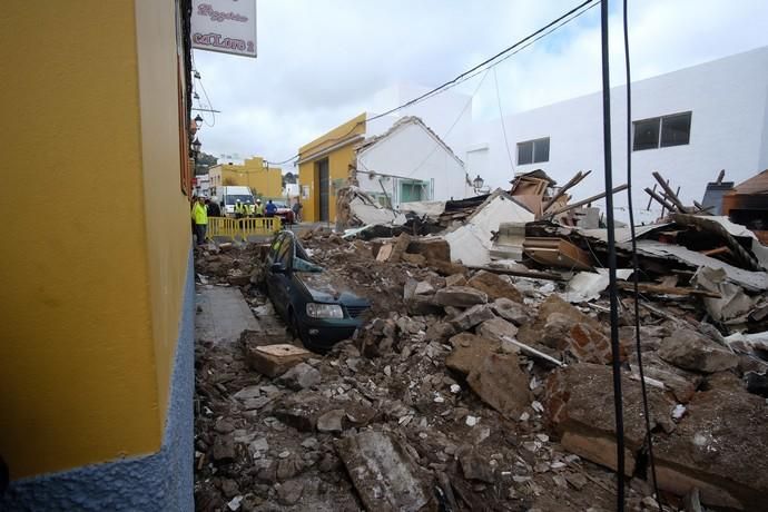 Santa Brígida.  Casa derrumbada en La Atalaya  | 13/12/2019 | Fotógrafo: José Carlos Guerra