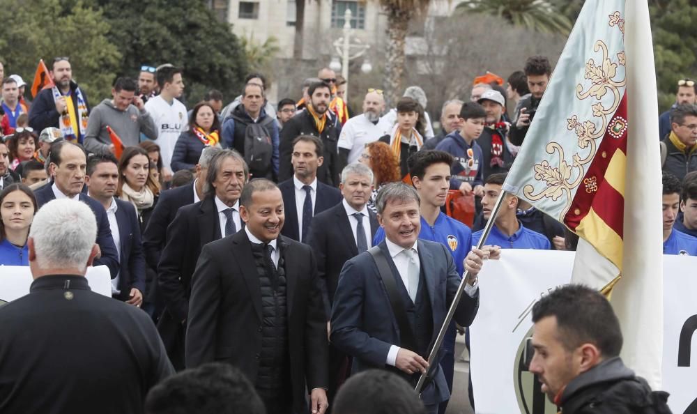 La afición en la celebración del Centenario