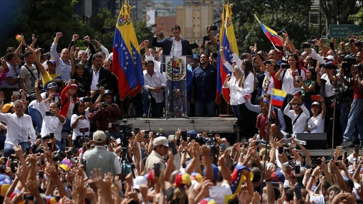 Juan Guaidó, autoproclamado presidente de Venezuela.