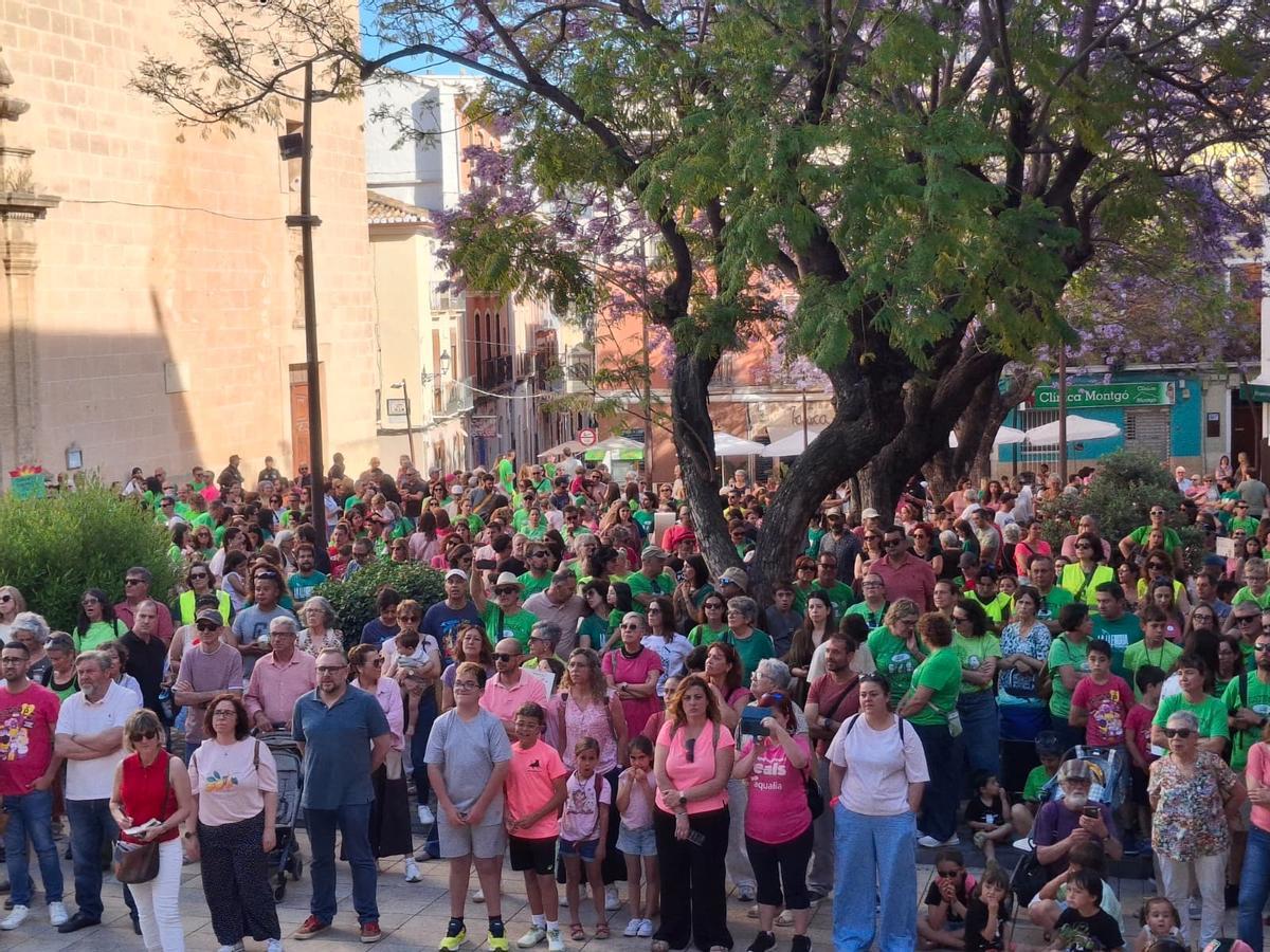 La plaza ha vivido otra protesta masiva