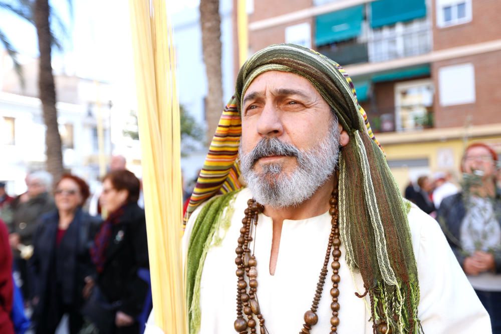 Procesión de las Palmas en la parroquia de Ntra. Sra. de los Ángeles