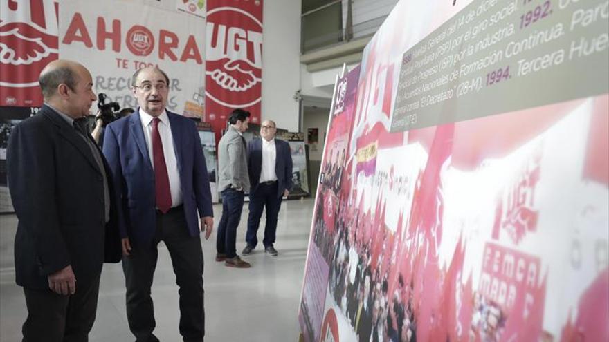 Una exposición celebra los 130 años de UGT