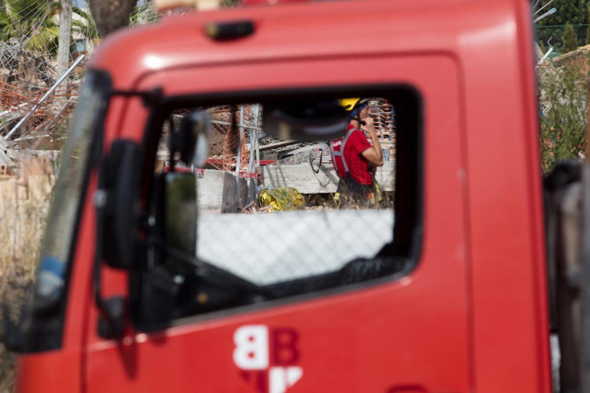 Un obrero de 36 años muere al derrumbarse un edificio en Marratxí