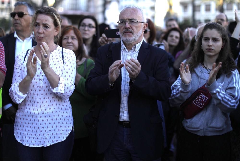 Concentración de apoyo a Gaza en València