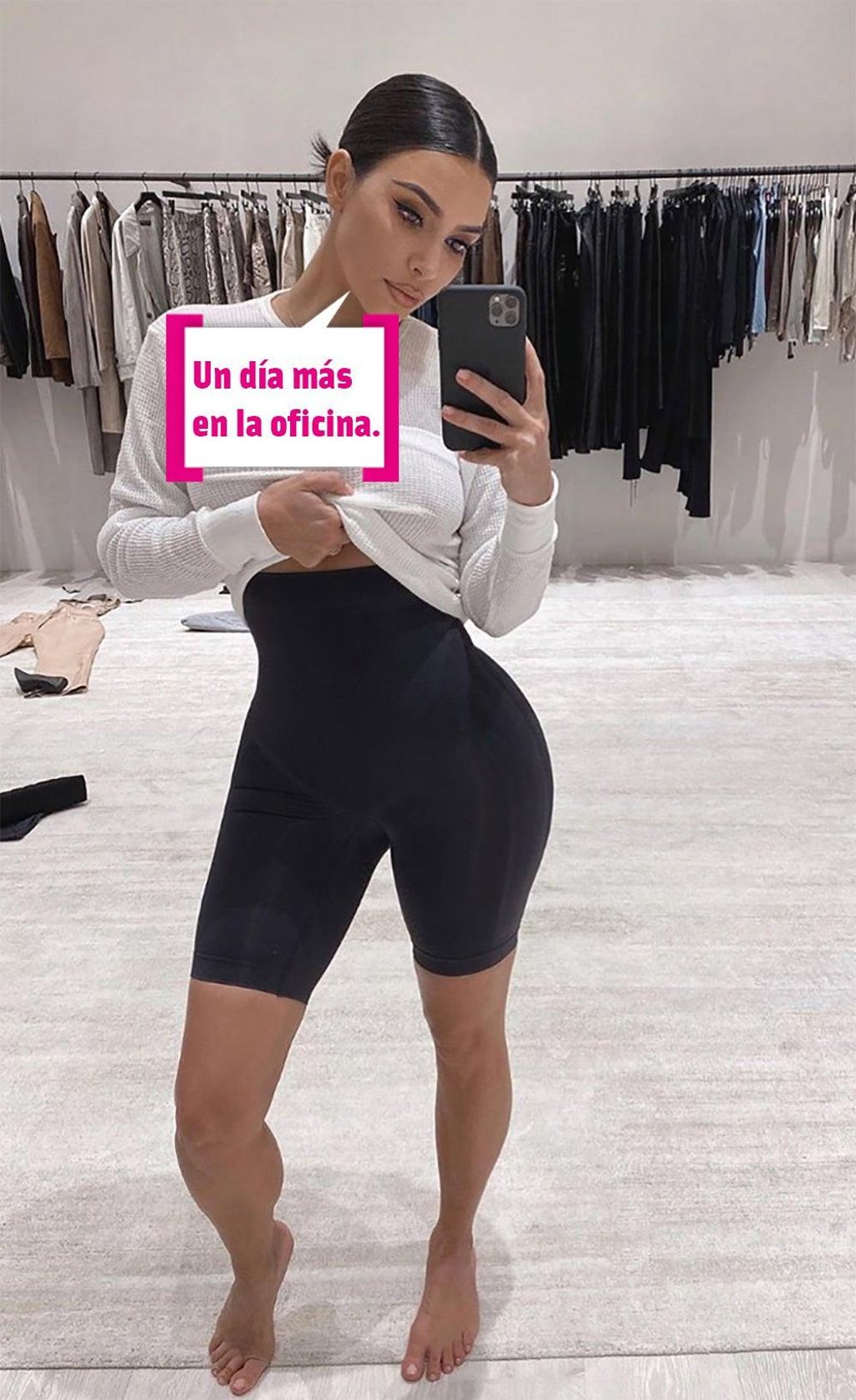 Kim Kardashian, bocadillo: "Un día más en la oficina"