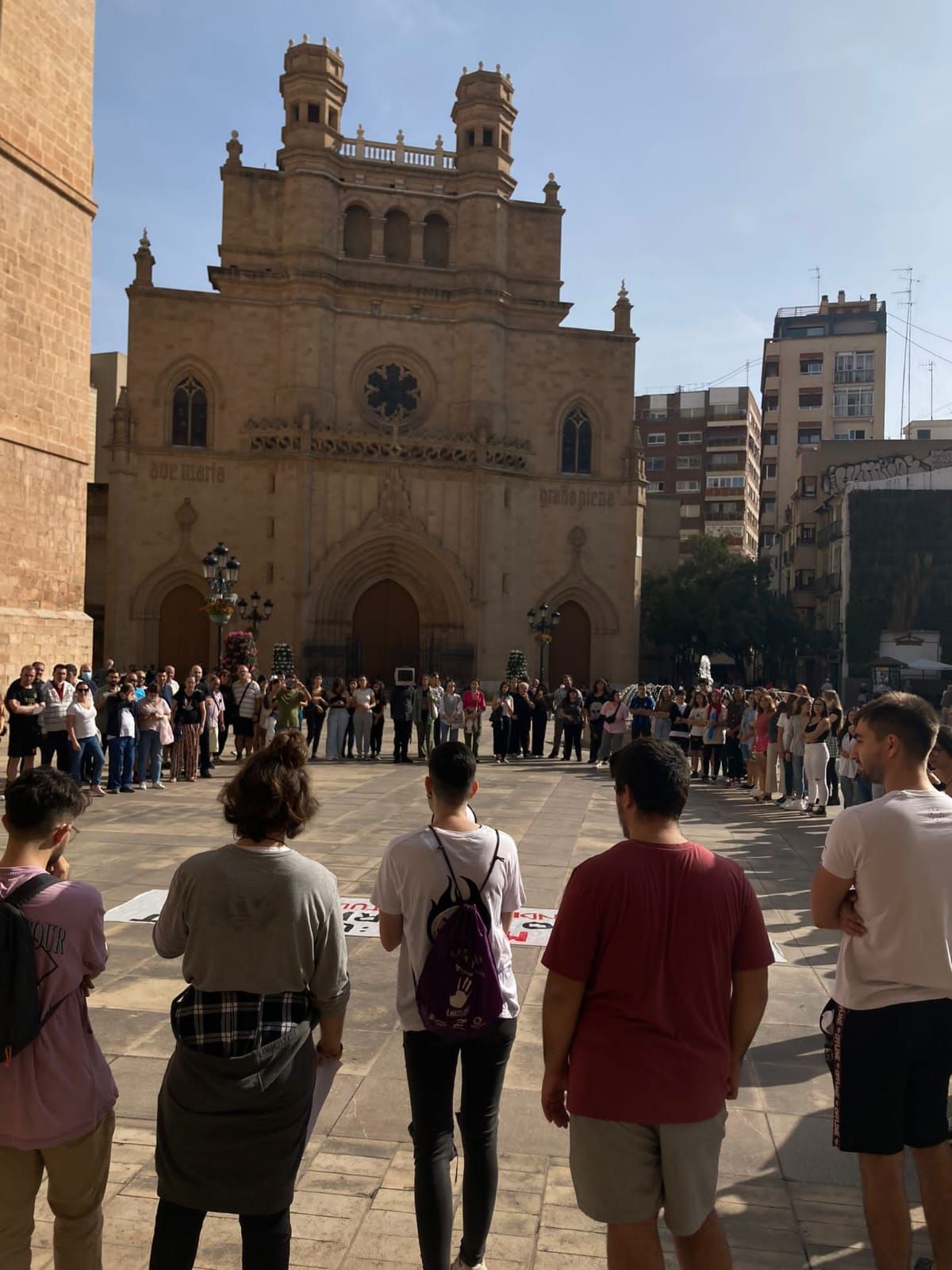 Los estudiantes reivindicaron más recursos para la salud mental ante el Ayuntamiento