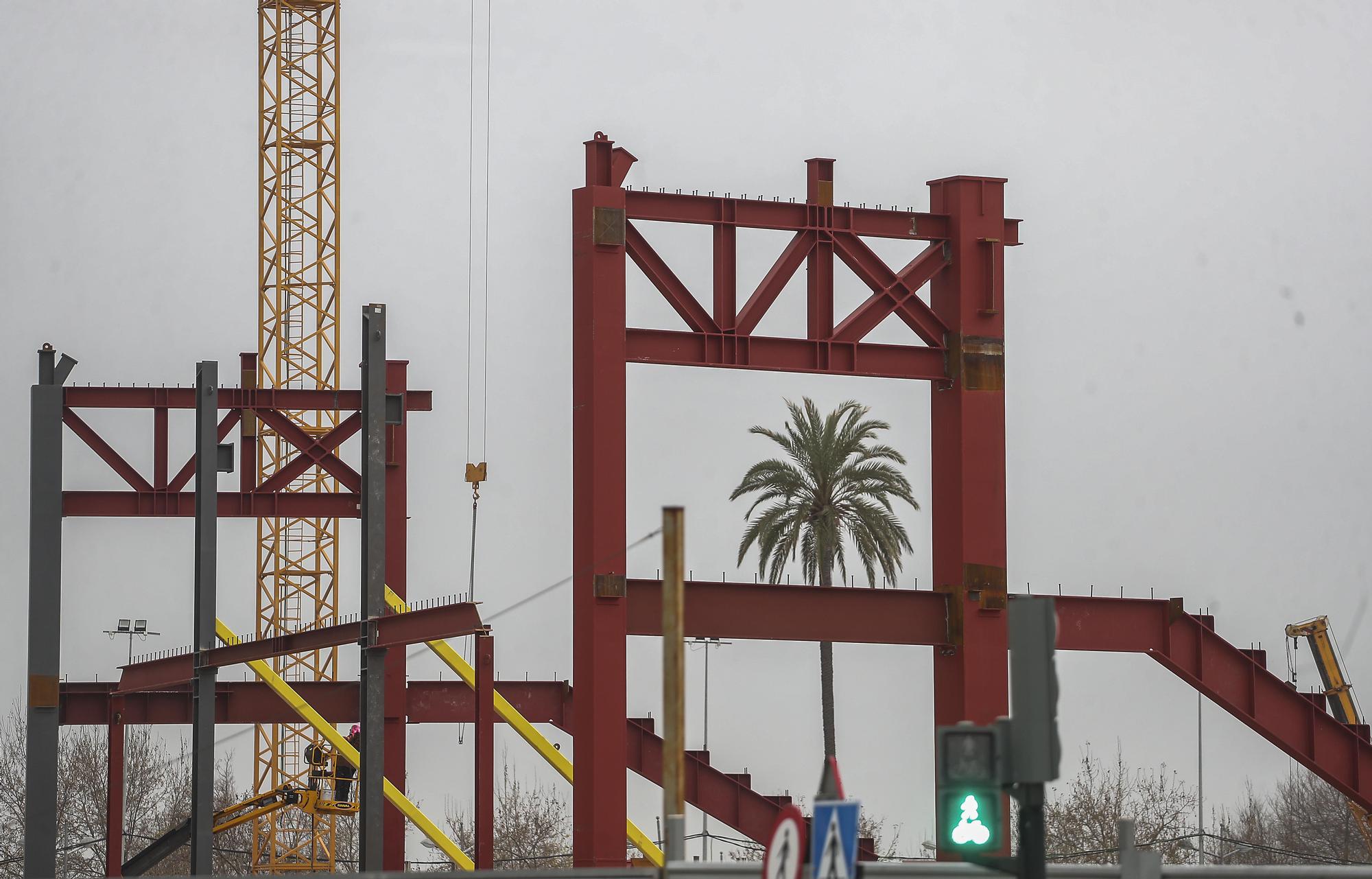 Así avanzan las obras del pabellón Casal España València Arena