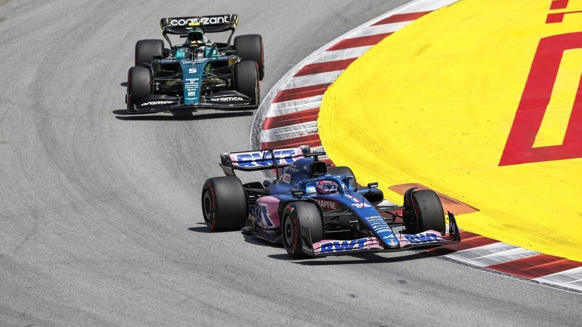 Fernando Alonso protagonizó una gran remontada en el Gran Premio de España.