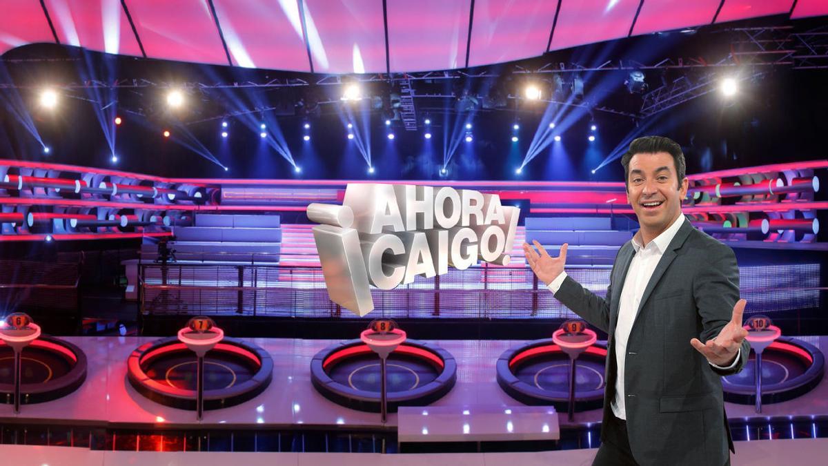 El valenciano Arturo Valls en el plató de &#039;¡Ahora caigo!&#039;